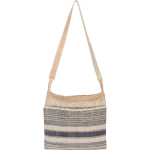 Striped Bag with Khmu Vine Top